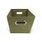 John Louis Home Fabric Bins, Tweed, Green, 11 in W BIN-R-T03 - alternate 2